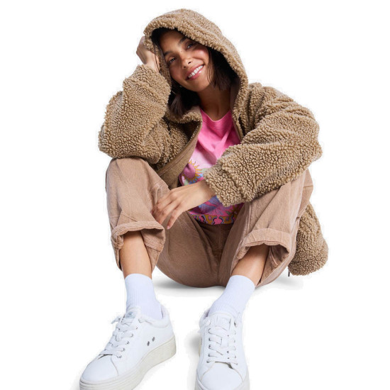 Roxy Γυναικεία ζακέτα City Track - Oversized Hooded Zip Fleece